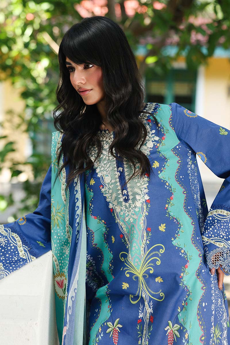 Qalamkar QPrints Spring/Summer Lawn – AX-10 (B) VIONA - Image 5