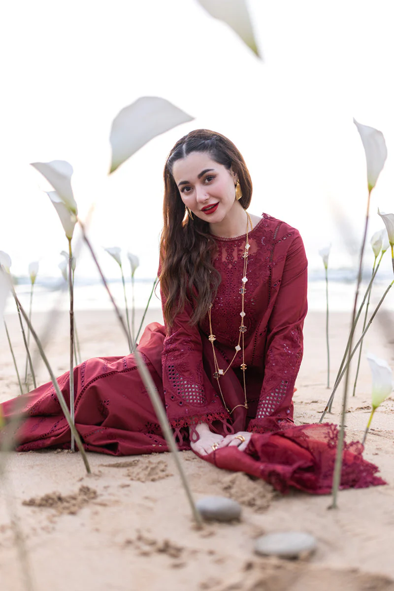 Qalamkar Sahil Kinare Luxury Lawn Collection 2024 – FP-07 AISHA - Image 5