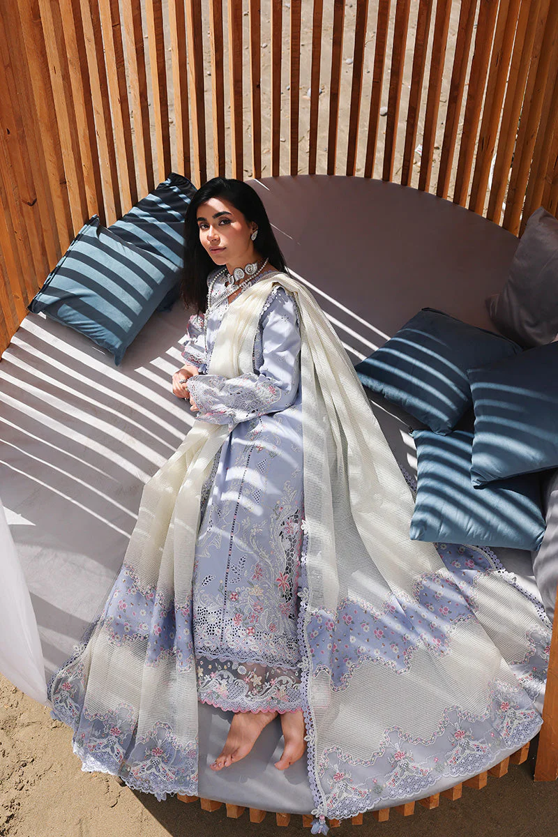 Qalamkar Sahil Luxury Lawn – SA-08 ZAYNA - Image 10