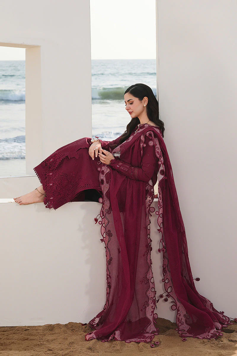 Qalamkar Sahil Luxury Lawn – SA-14 NELAM - Image 6