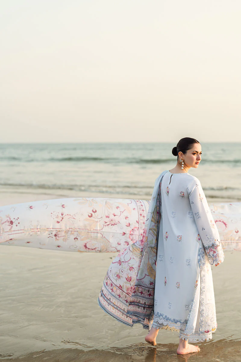 Qalamkar X Hania Aamir · Spring/Summer Luxury Lawn – FK-02 ISABELLA - Image 5