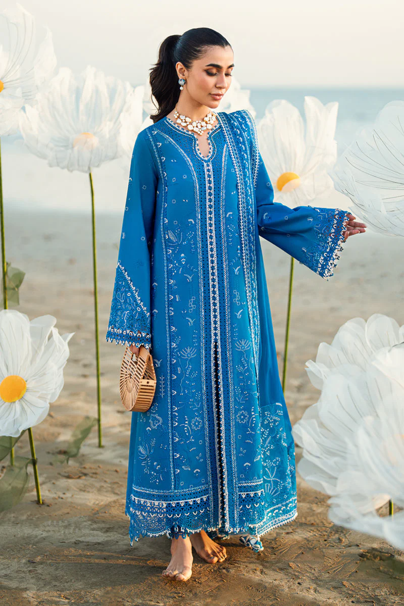 Qalamkar X Hania Aamir · Spring/Summer Luxury Lawn – FK-03 VICTORIA