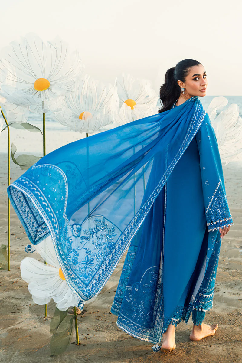 Qalamkar X Hania Aamir · Spring/Summer Luxury Lawn – FK-03 VICTORIA - Image 3