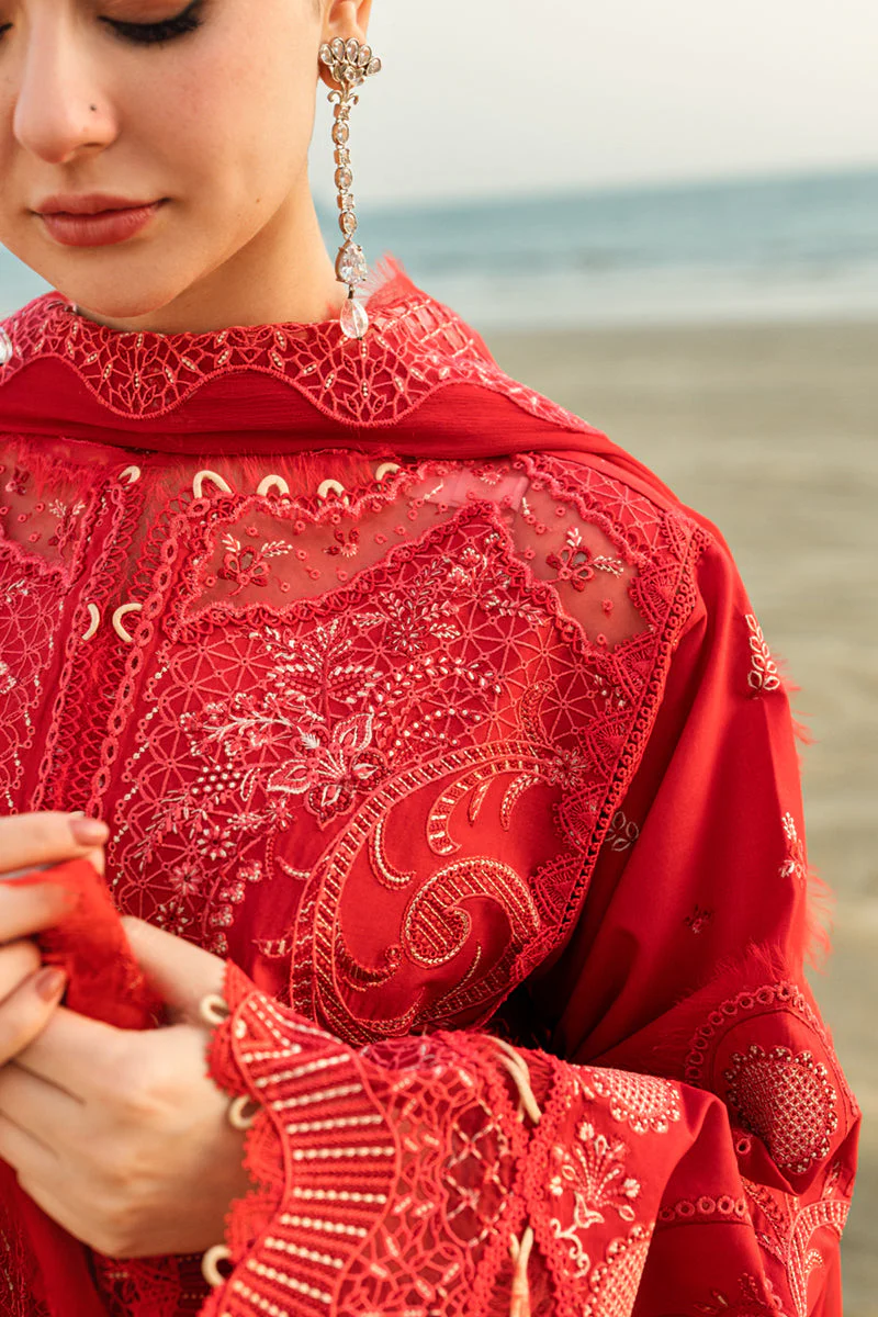 Qalamkar X Hania Aamir · Spring/Summer Luxury Lawn – FK-07 BELLA - Image 5