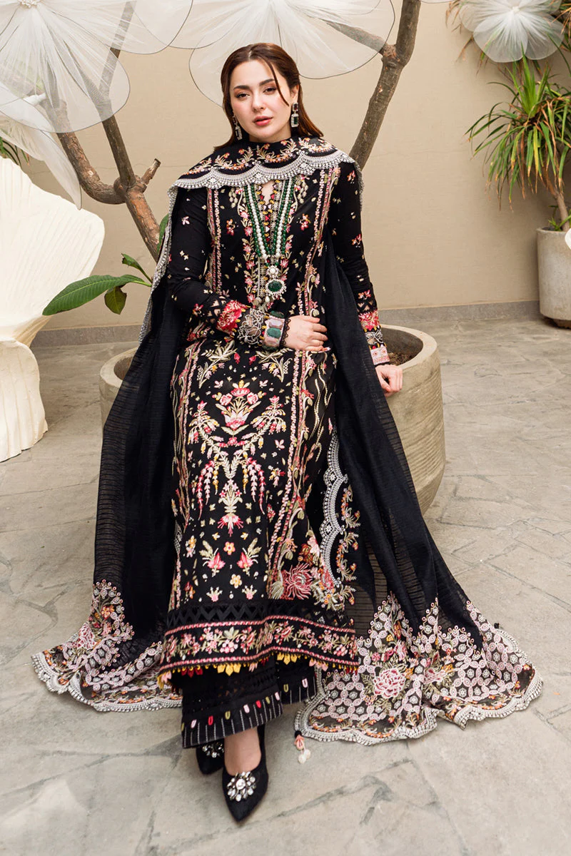 Qalamkar X Hania Aamir · Spring/Summer Luxury Lawn – FK-15 HANNAH - Image 6