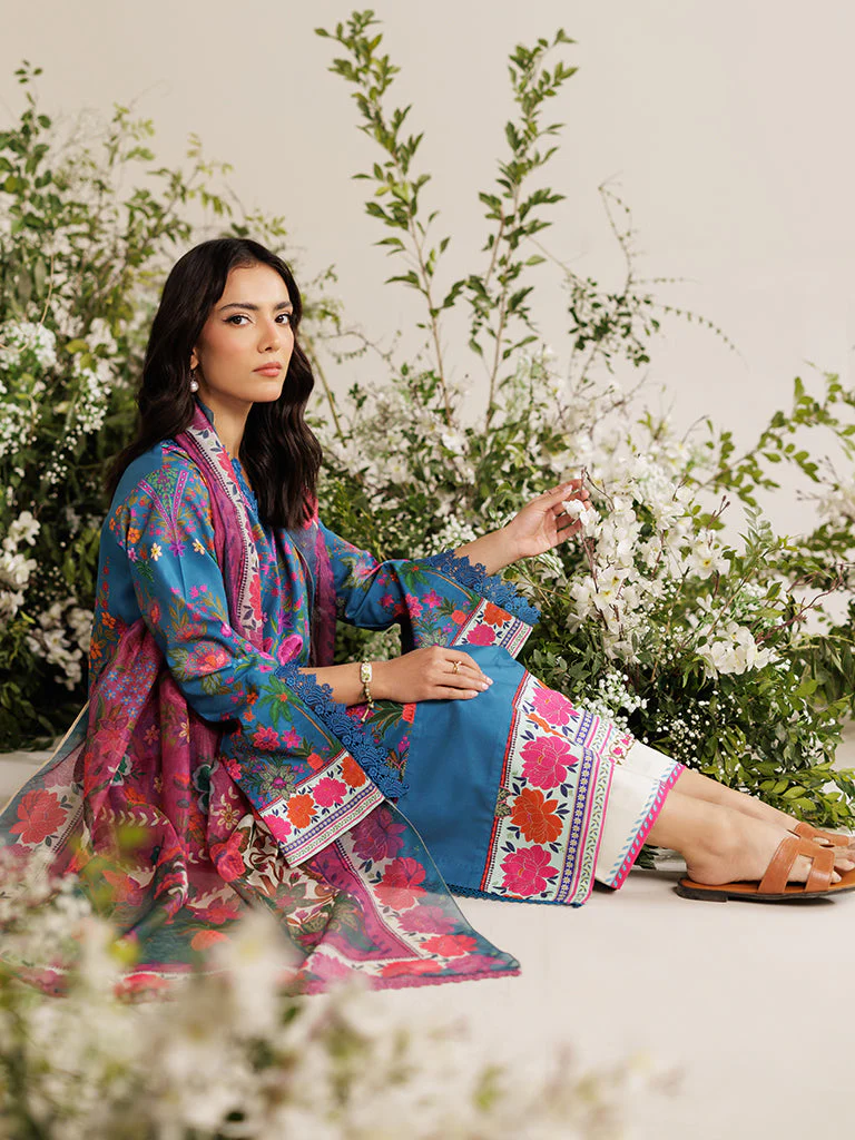RajBari Amal Summer Prints Lawn – D-05 - Image 3