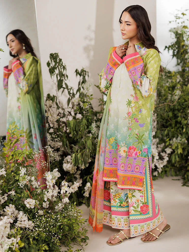 RajBari Amal Summer Prints Lawn – D-07 - Image 3