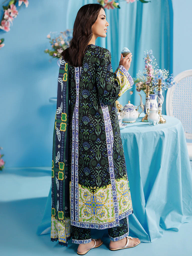 RajBari Amal Summer Prints Lawn – D-09 - Image 2