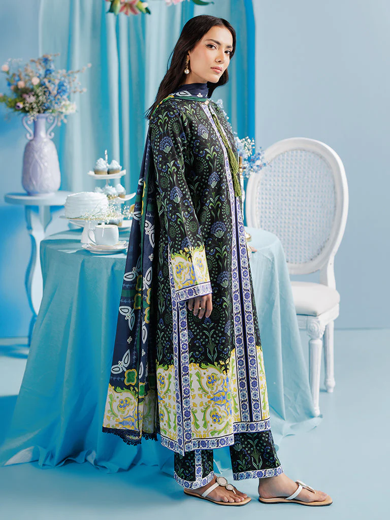 RajBari Amal Summer Prints Lawn – D-09 - Image 5