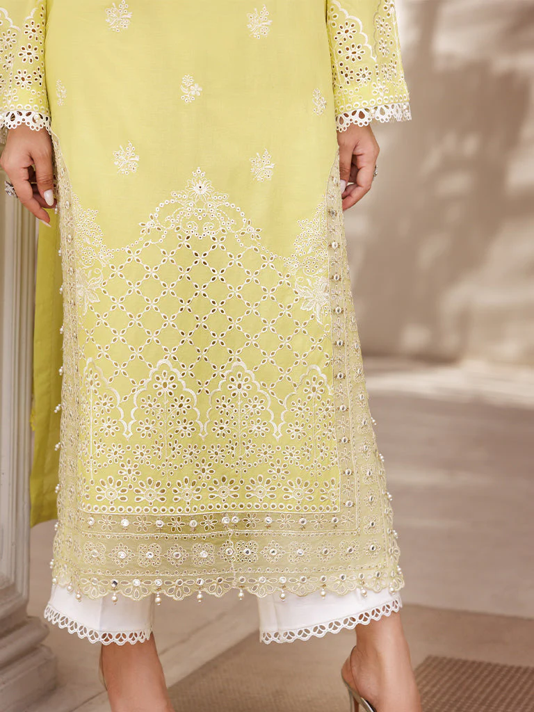 RajBari Nissa Chikankari Lawn – D-02 - Image 7