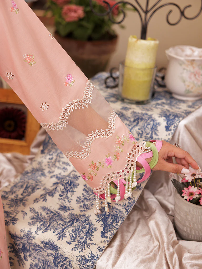 RajBari Nissa Chikankari Lawn – D-03 - Image 5