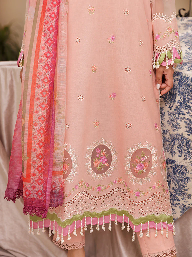 RajBari Nissa Chikankari Lawn – D-03 - Image 7