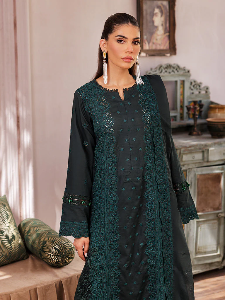 RajBari Nissa Chikankari Lawn – D-05 - Image 2