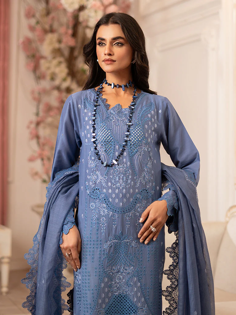 RajBari Nissa Chikankari Lawn – D-11 - Image 4