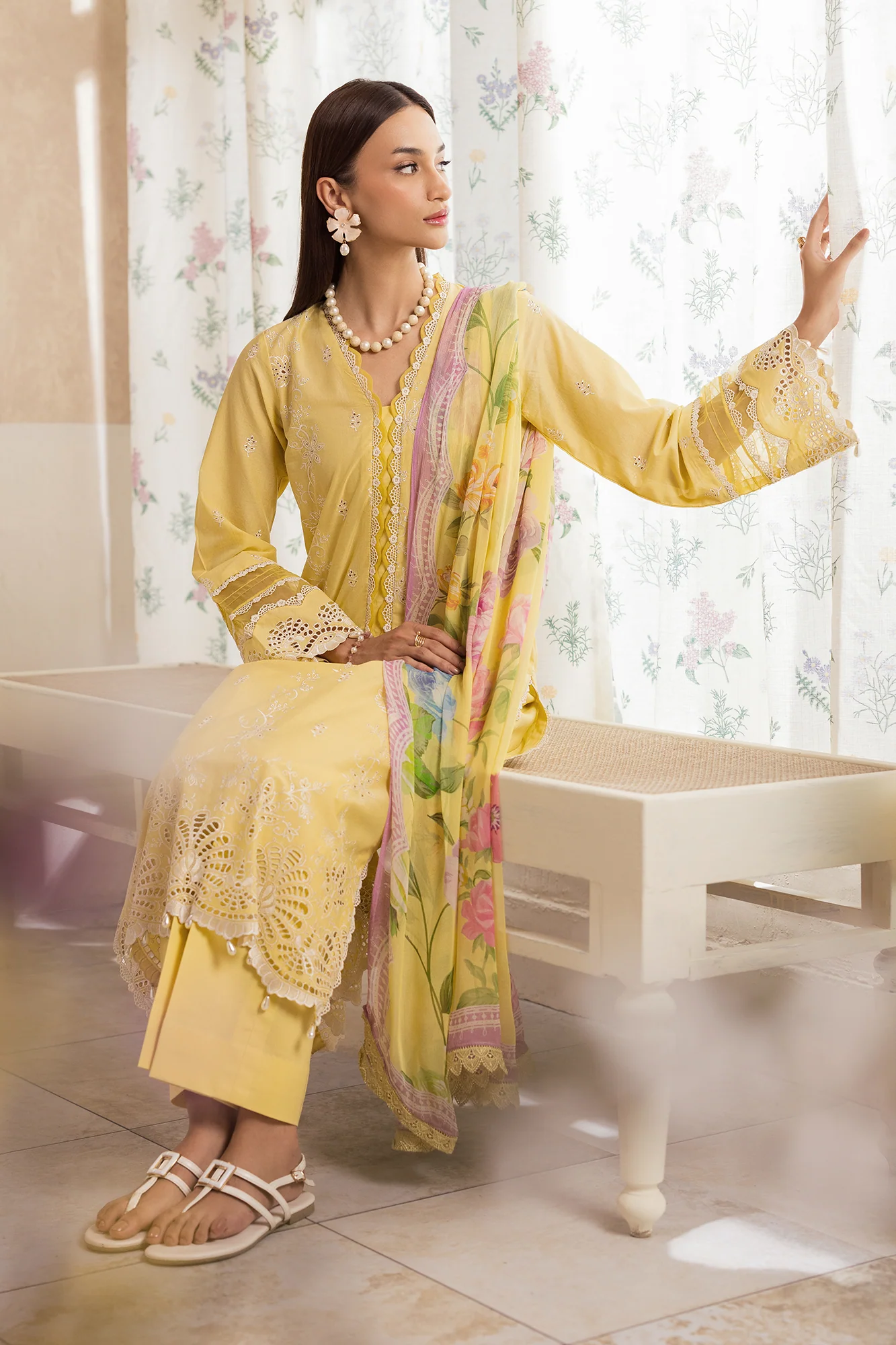 RajBari Nissa Chikankari Lawn – N-03 - Image 6