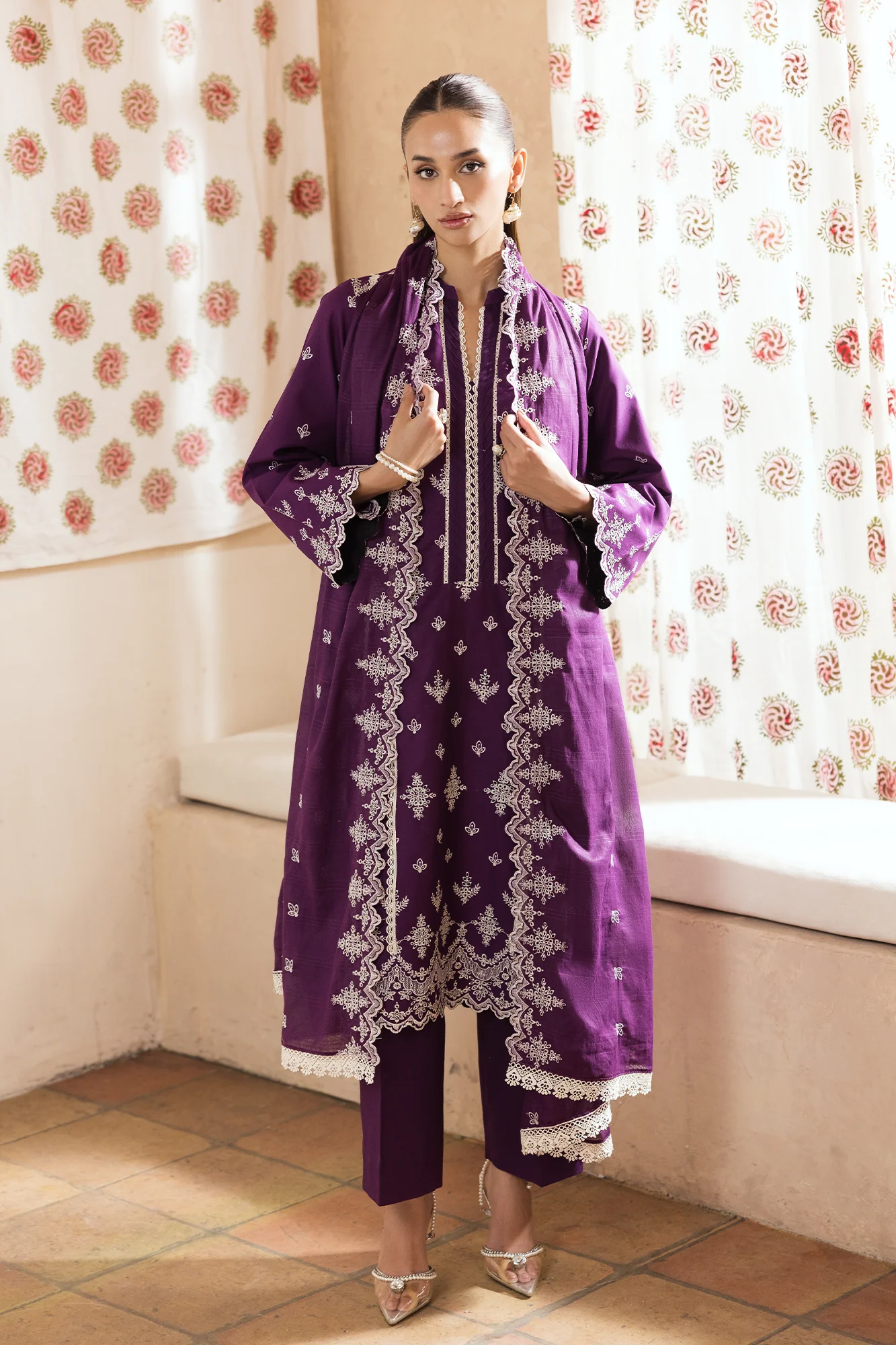 RajBari Nissa Chikankari Lawn – N-04 - Image 5