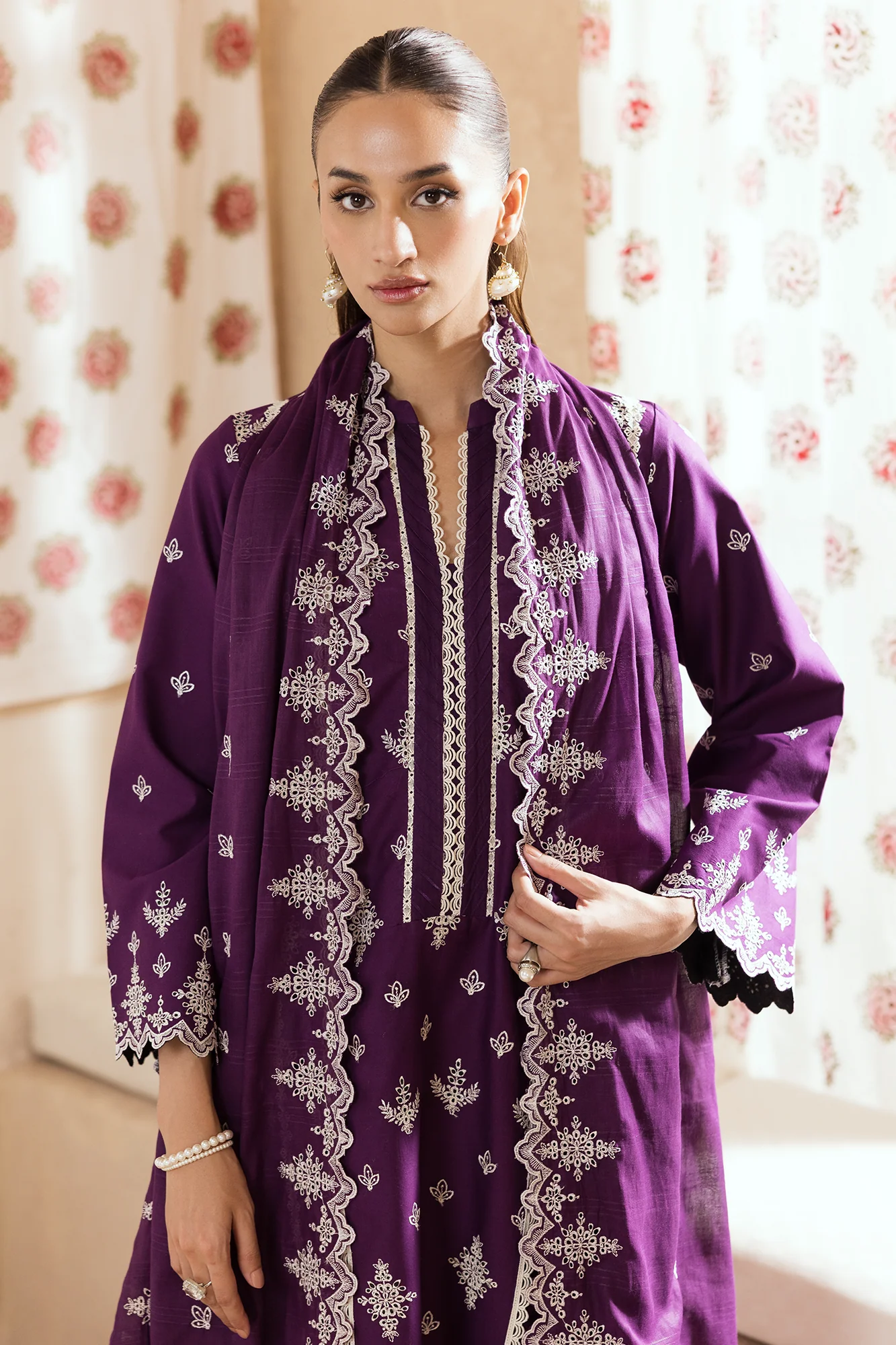 RajBari Nissa Chikankari Lawn – N-04 - Image 6