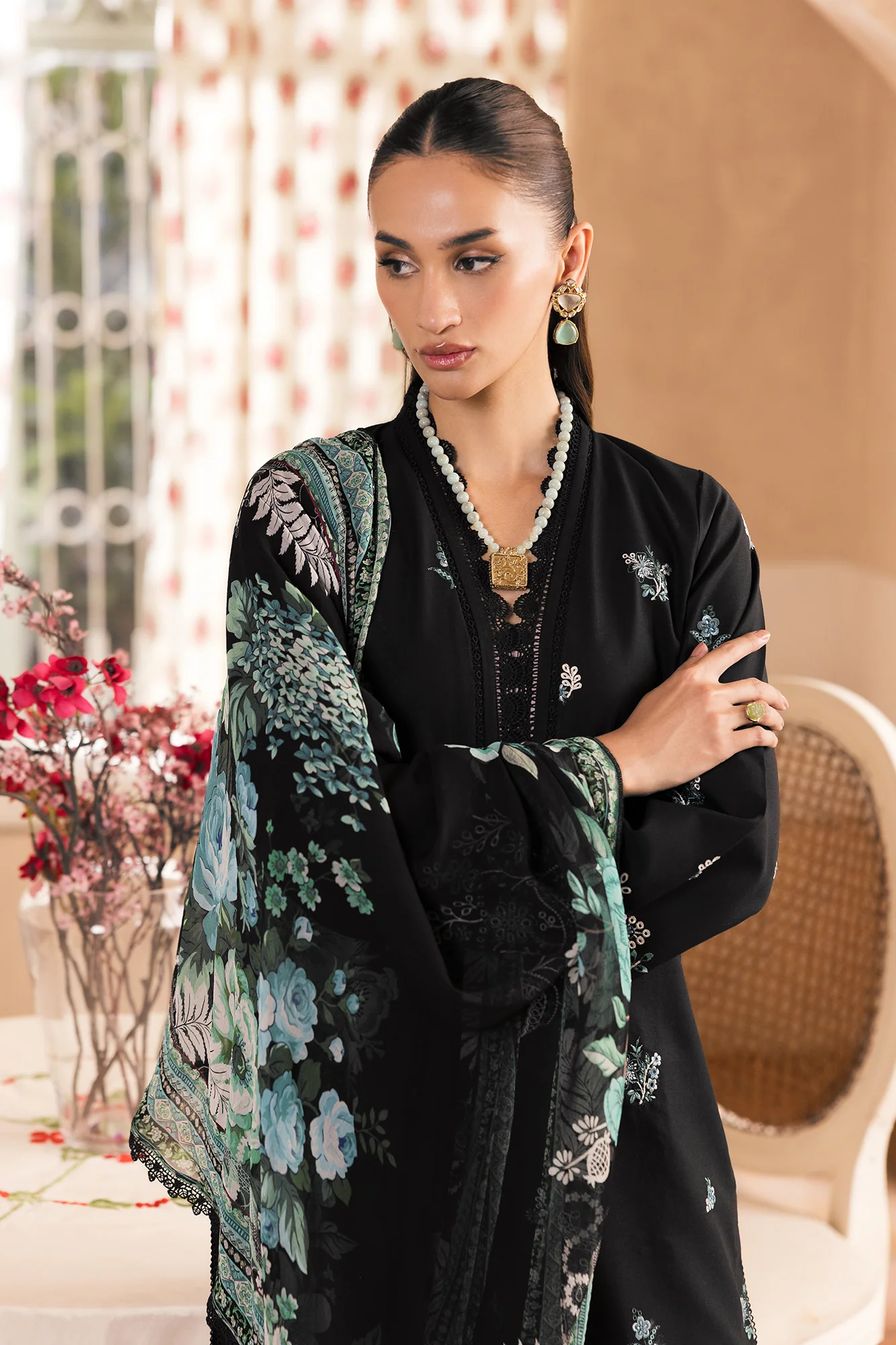 RajBari Nissa Chikankari Lawn – N-05 - Image 5