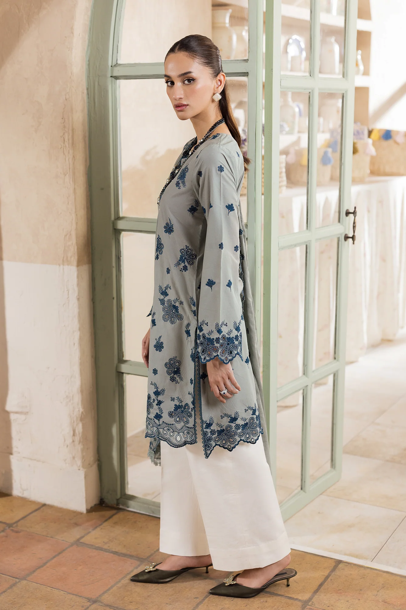 RajBari Nissa Chikankari Lawn – N-10 - Image 5
