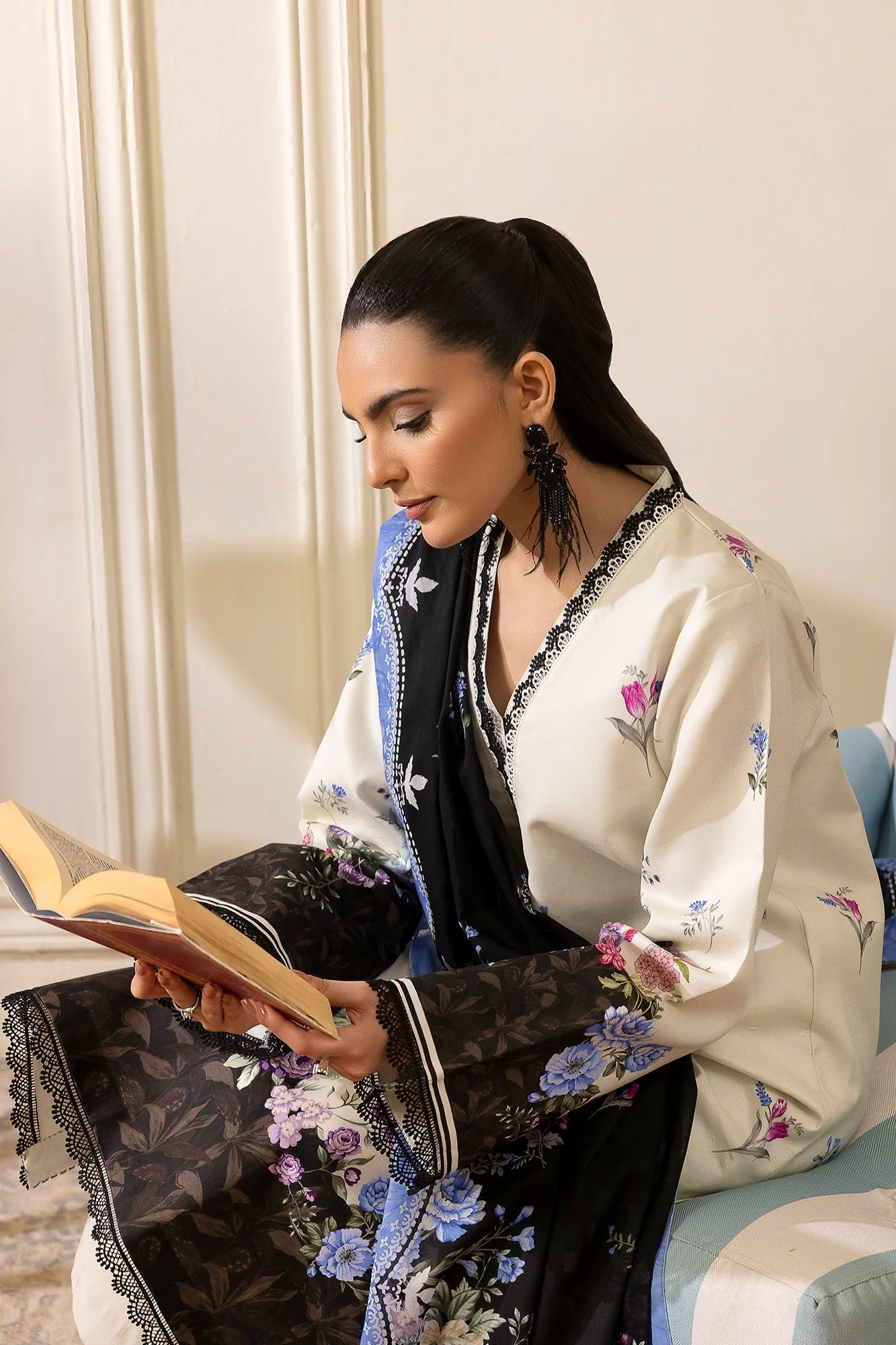 RajBari Nissa Summer Prints Lawn – N-06 - Image 10
