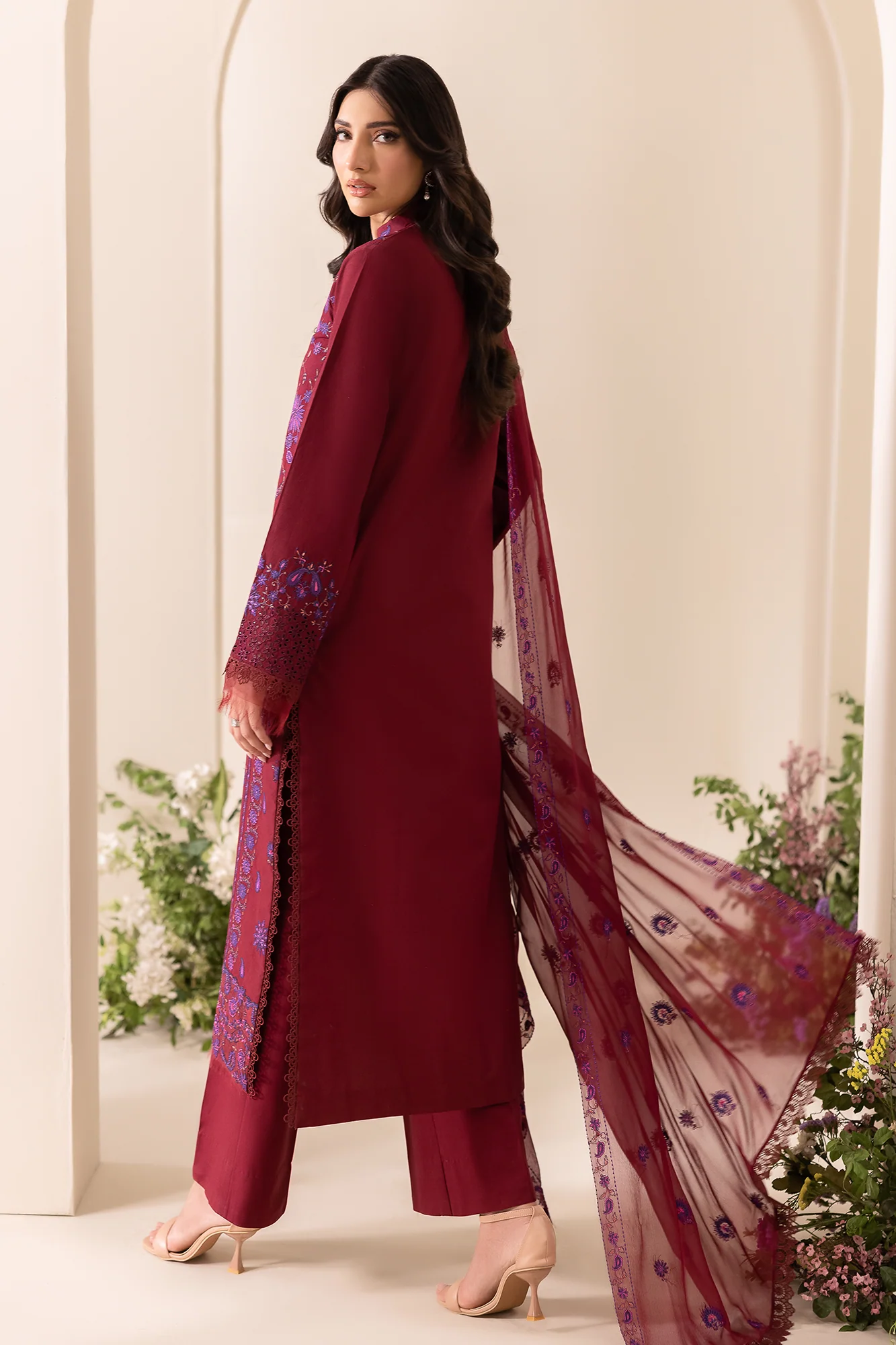 RajBari Premium Edition Lawn – D-08 - Image 7