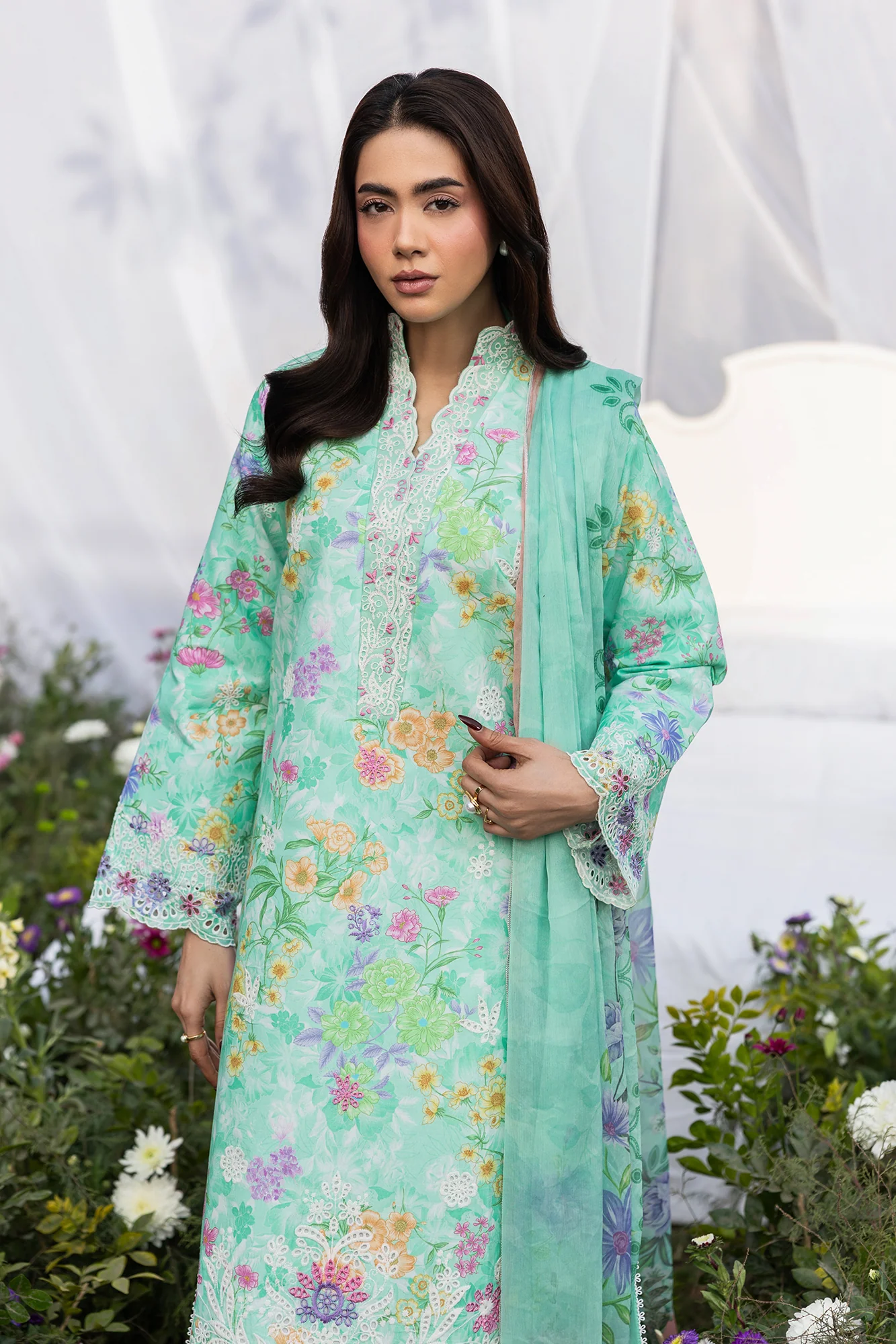RajBari Printkari Lawn – E-08 - Image 3