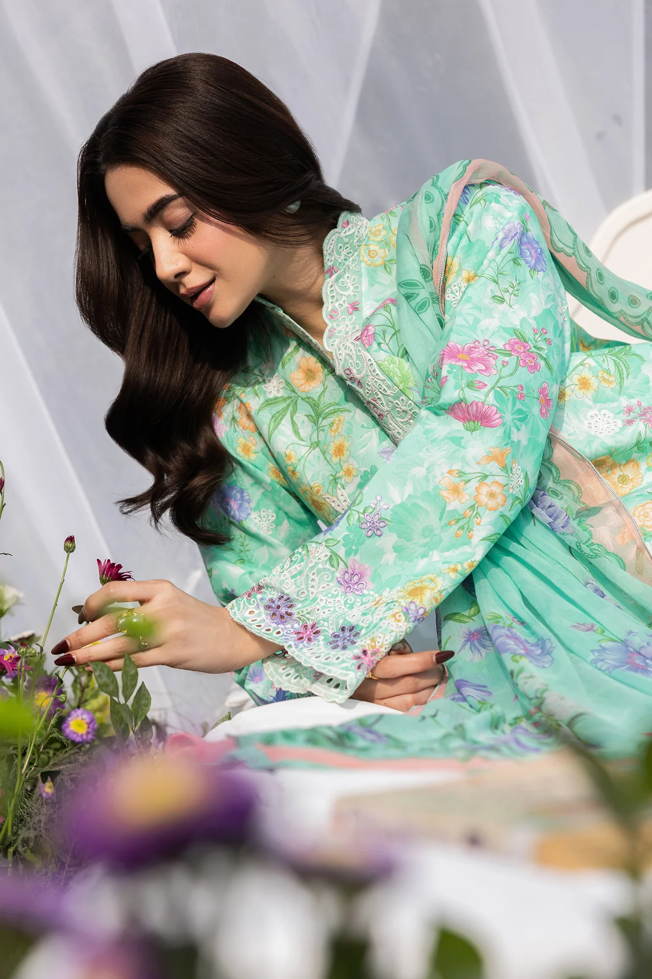 RajBari Printkari Lawn – E-08 - Image 8