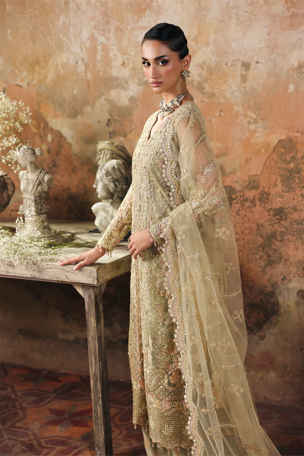 RajBari Sage Luxury Festive Formals – Celestia - Image 3