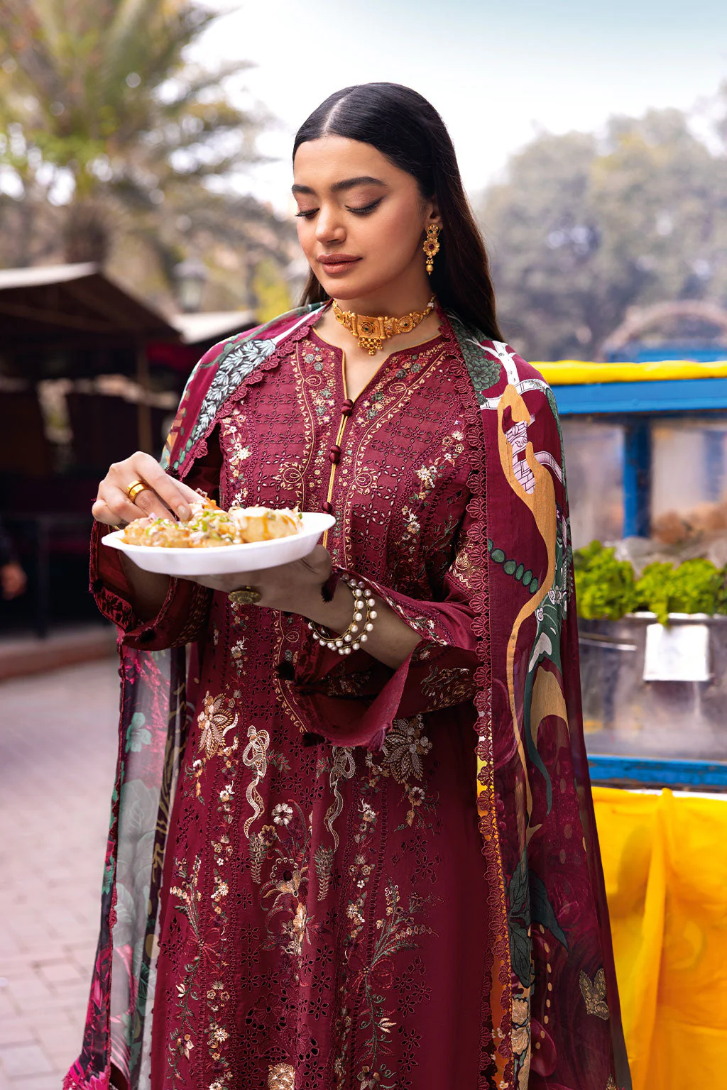 Ramsha Andaaz Lawn Vol-11 – Z-1104 - Image 4