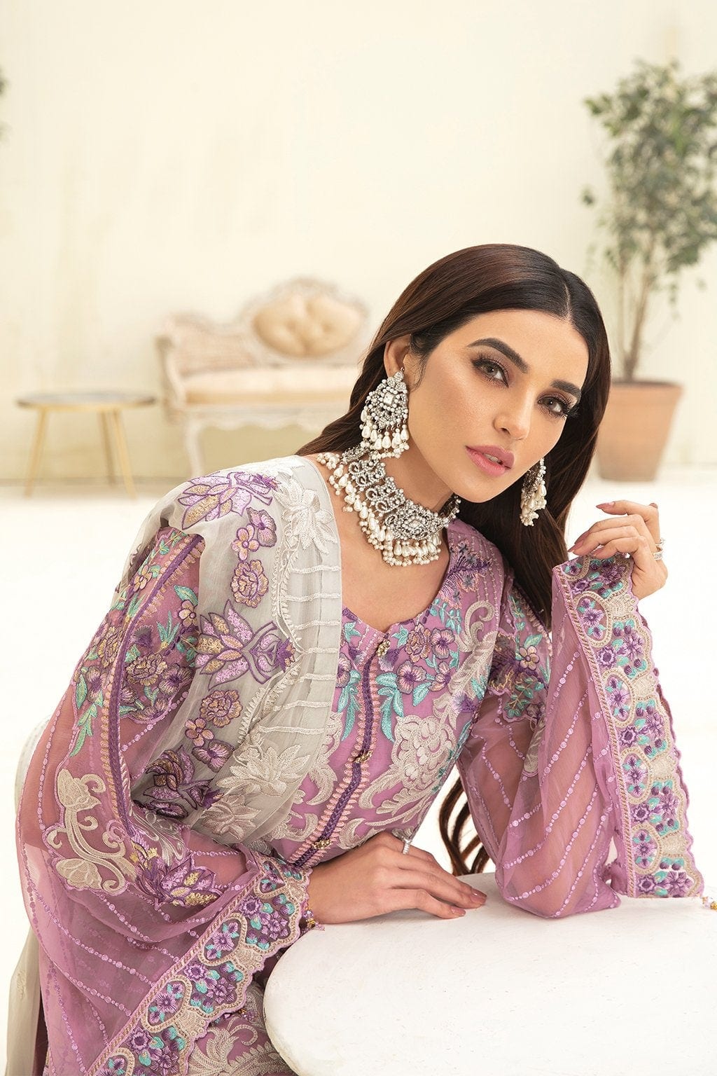 Ramsha Chevron Luxury Chiffon Collection Vol-3 – A-301 - Image 5