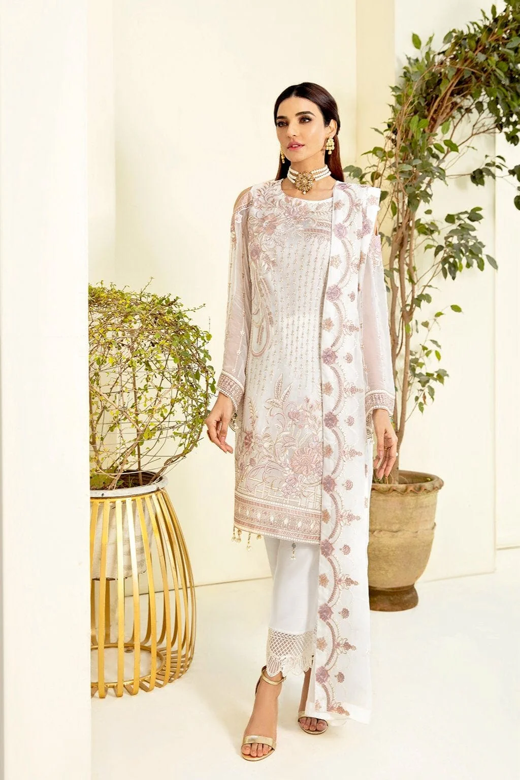 Ramsha Chevron Luxury Chiffon Collection Vol-3 – A-304 - Image 4