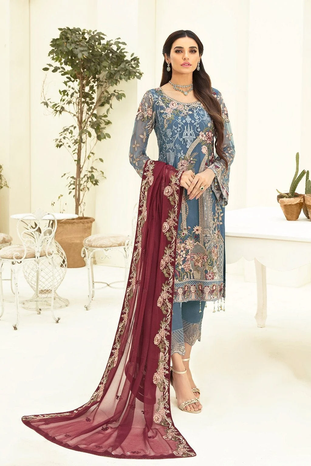 Ramsha Chevron Luxury Chiffon Collection Vol-3 – A-311 - Image 3