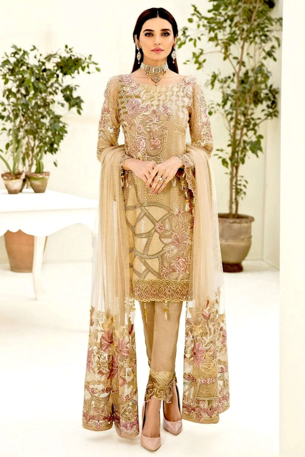 Ramsha Chevron Luxury Chiffon Collection Vol-3 – A-312