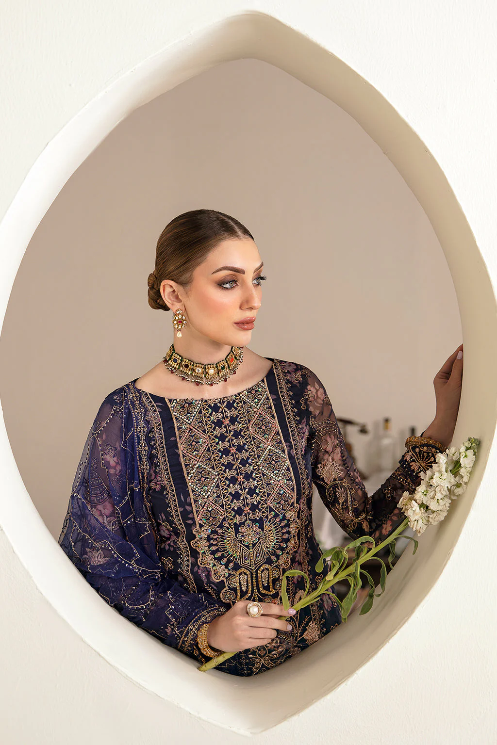 Ramsha Festive Organza Formals – E-101 - Image 3