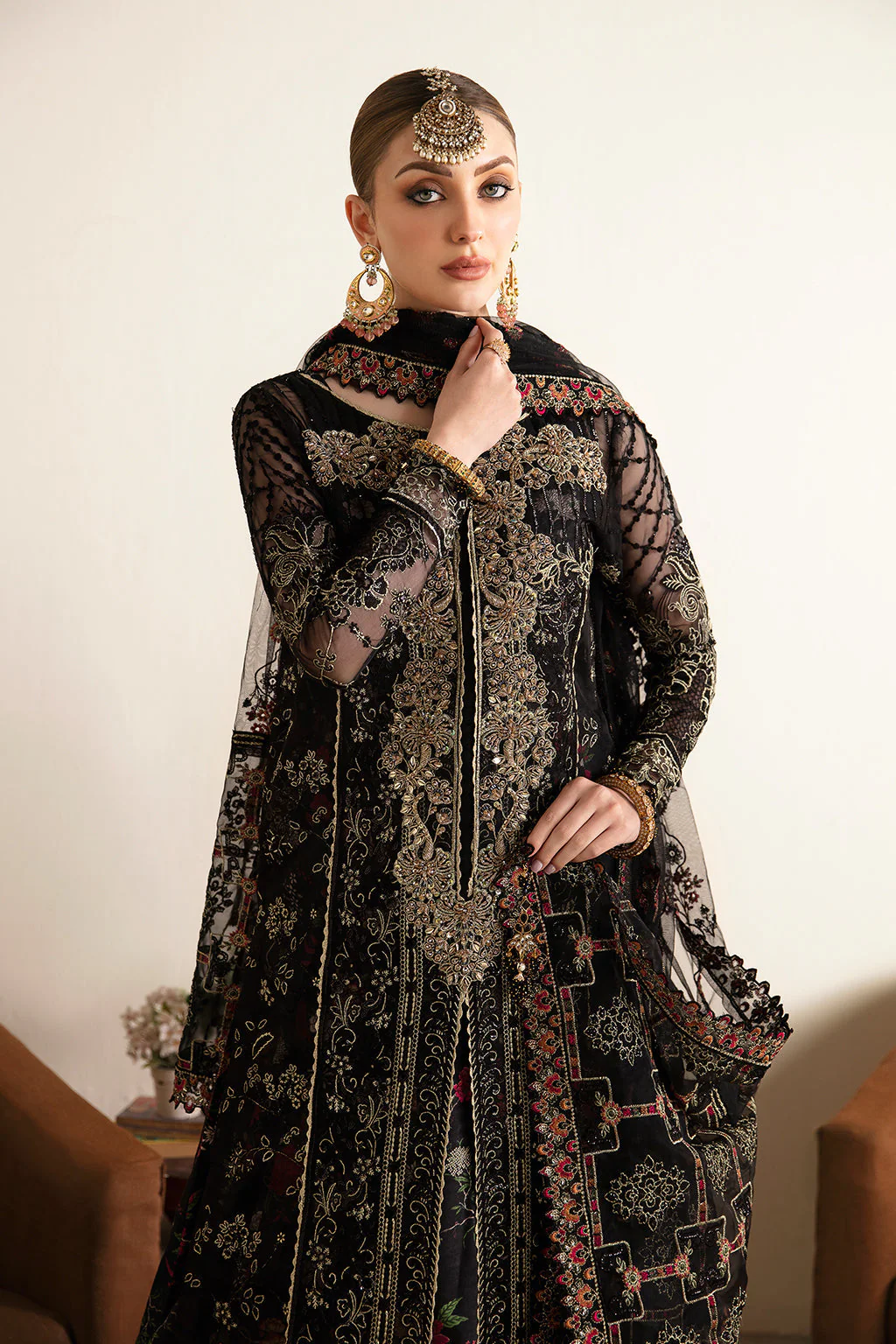 Ramsha Festive Organza Formals – E-105 - Image 3
