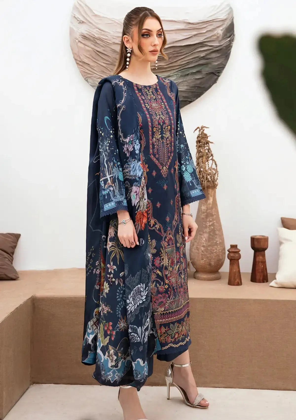 Ramsha Ghazal Lawn Collection – G-207 - Image 3