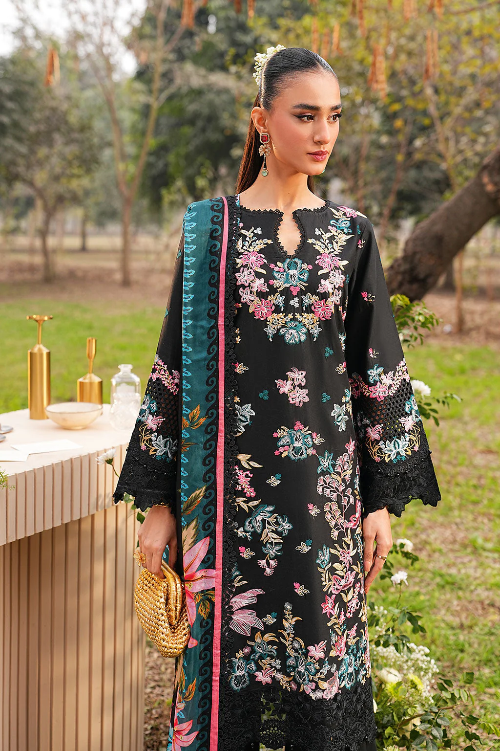 Ramsha Ghazal Lawn – G-603 - Image 3