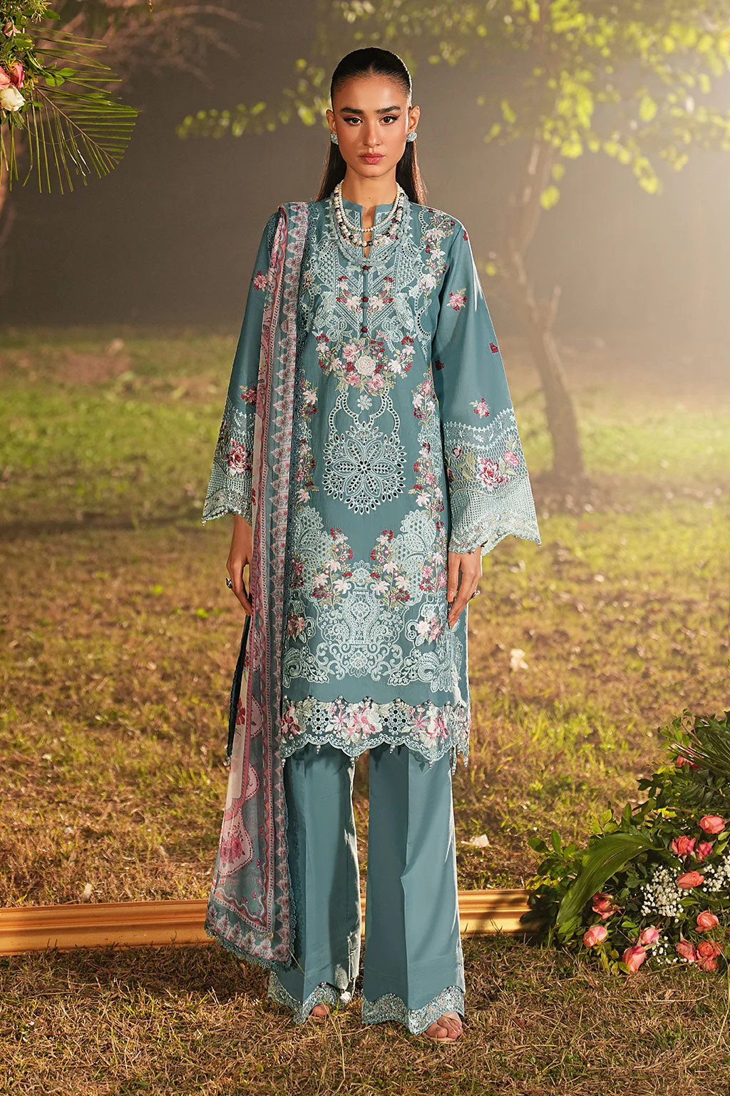 Ramsha Ghazal Lawn – G-607 - Image 2