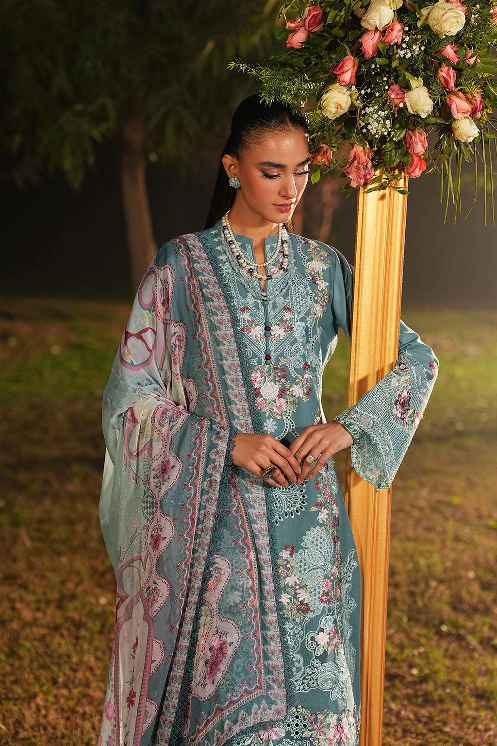 Ramsha Ghazal Lawn – G-607 - Image 3