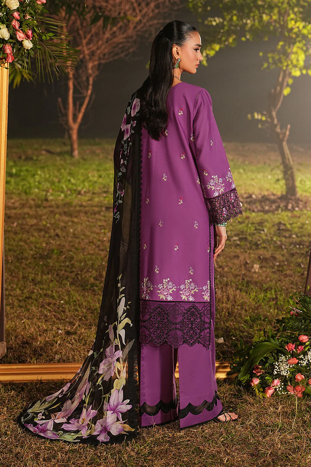 Ramsha Ghazal Lawn – G-608 - Image 2