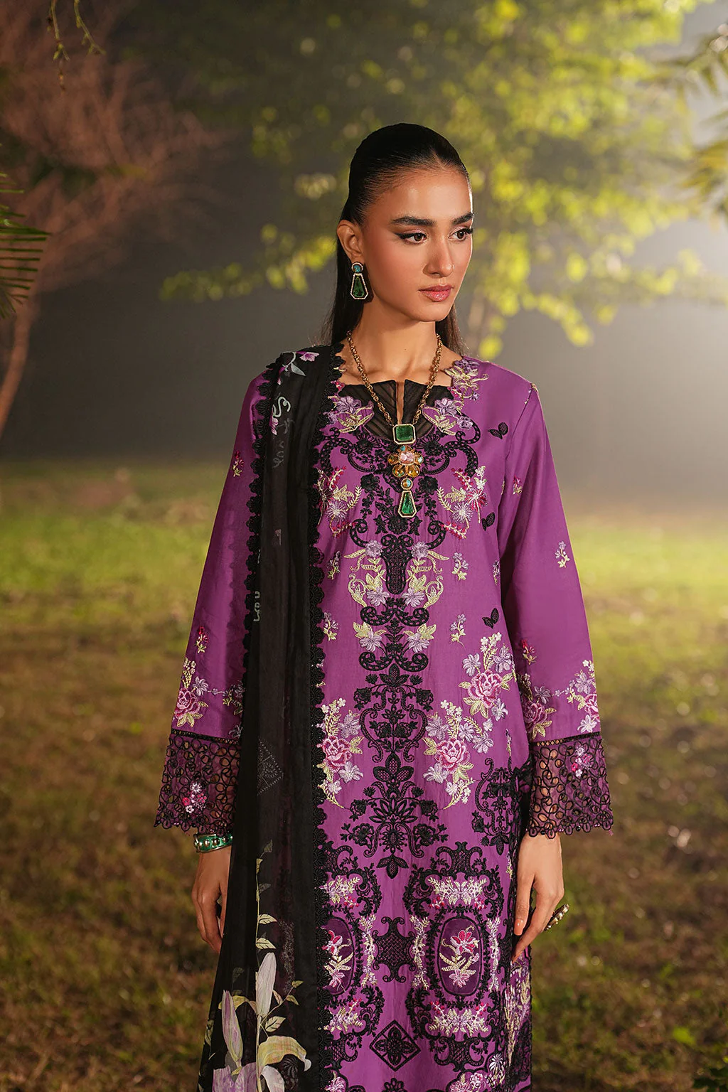 Ramsha Ghazal Lawn – G-608 - Image 4