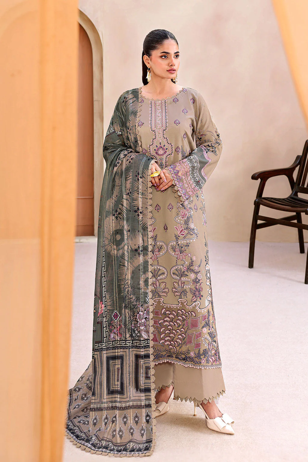 Ramsha Mashaal Summer Lawn – L-1504 - Image 3