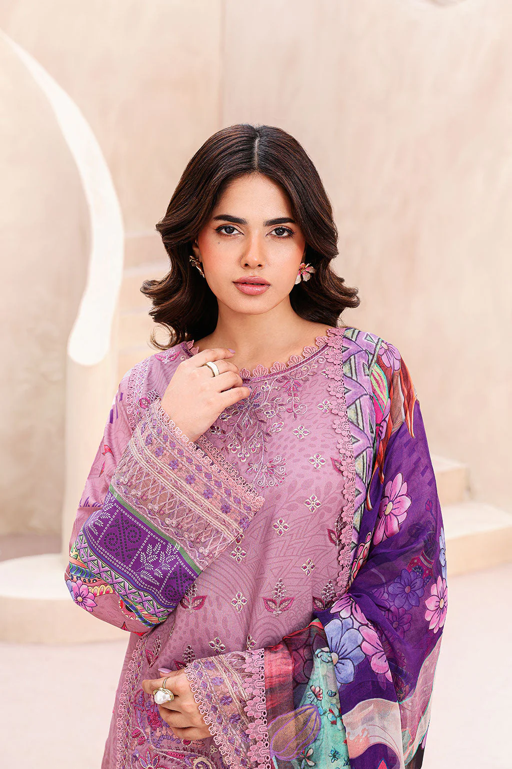 Ramsha Mashaal Summer Lawn – L-1508 - Image 4
