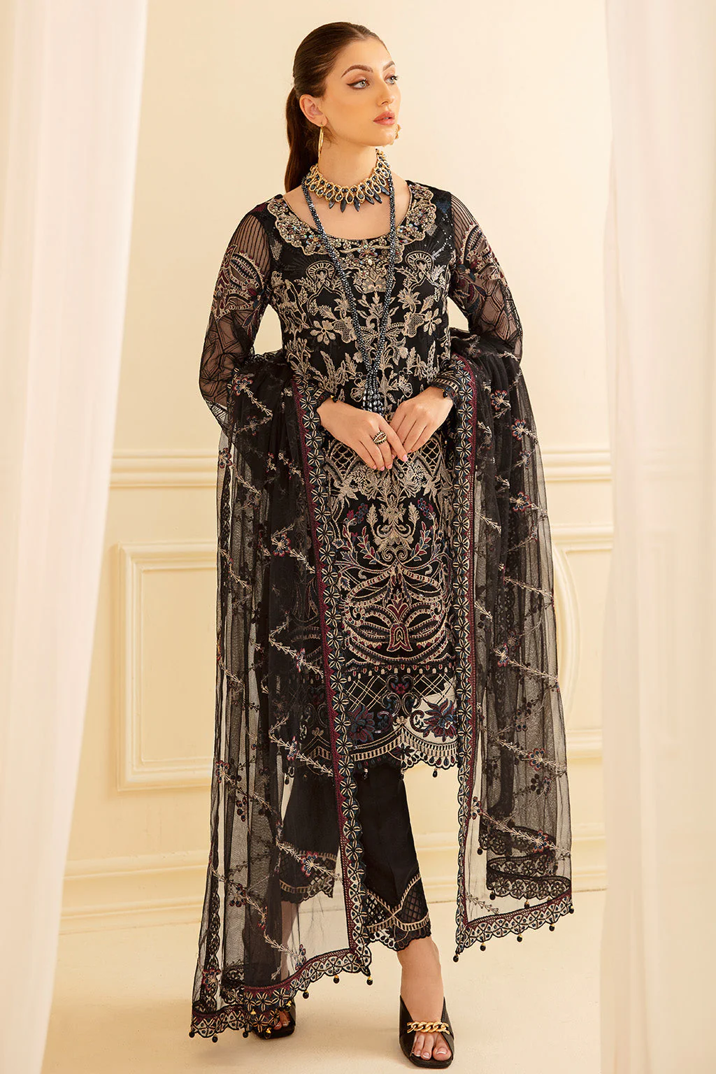 Ramsha Minhal Formal Collection – M-703 - Image 2