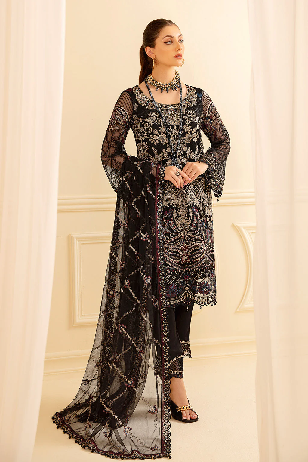 Ramsha Minhal Formal Collection – M-703 - Image 3
