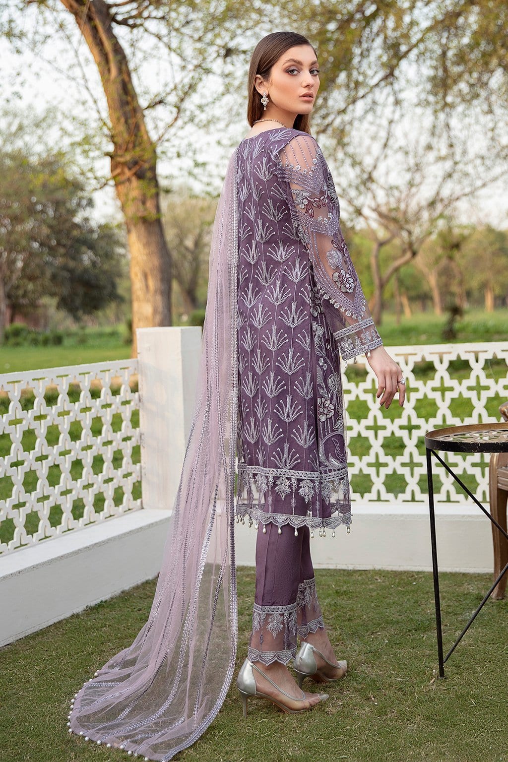 Ramsha Minhal Organza Collection Vol-4 – M-401 - Image 2