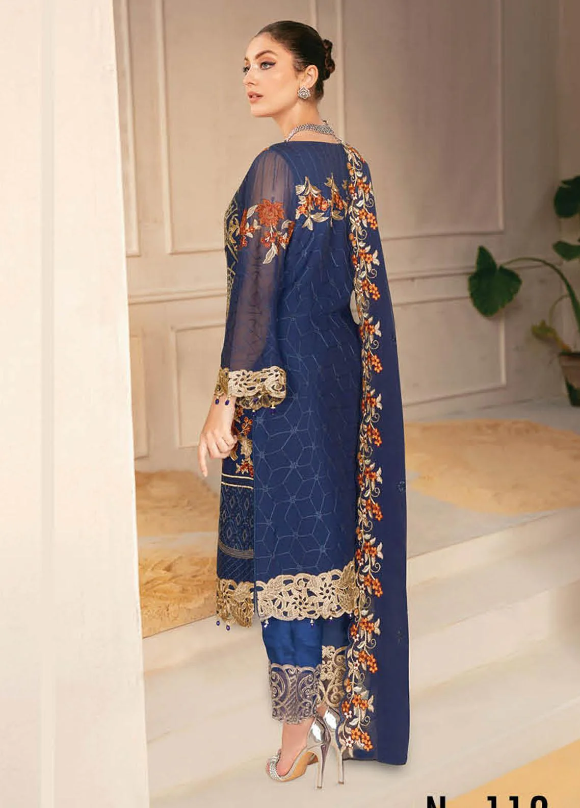 Ramsha Nayab Chiffon Collection – N-112 - Image 2
