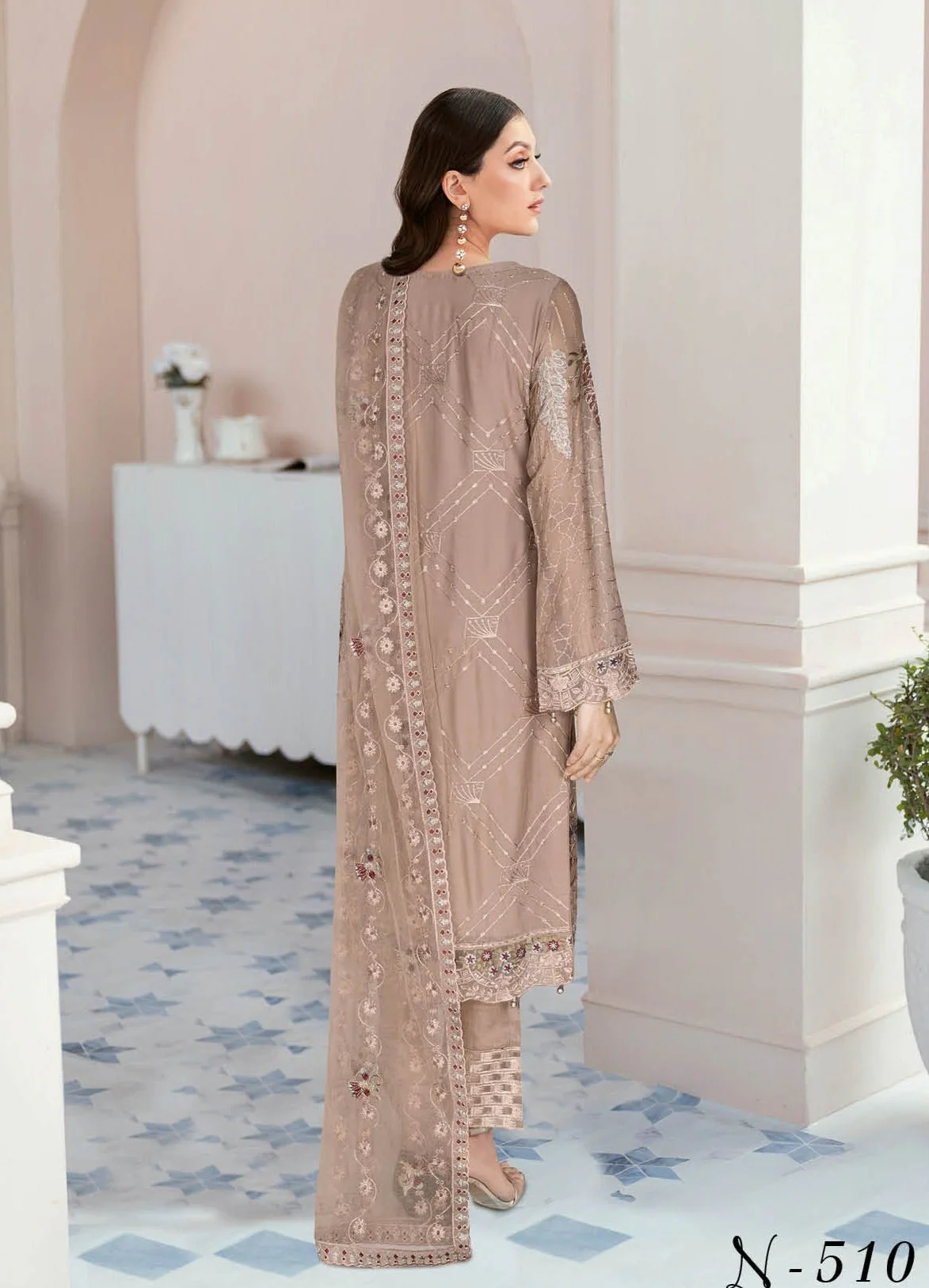 Ramsha Nayab Chiffon Formals – N-510 - Image 2
