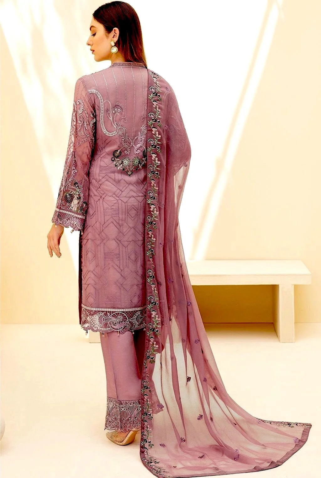 Ramsha Rangoon Chiffon Collection Vol-7 – D-702 - Image 3