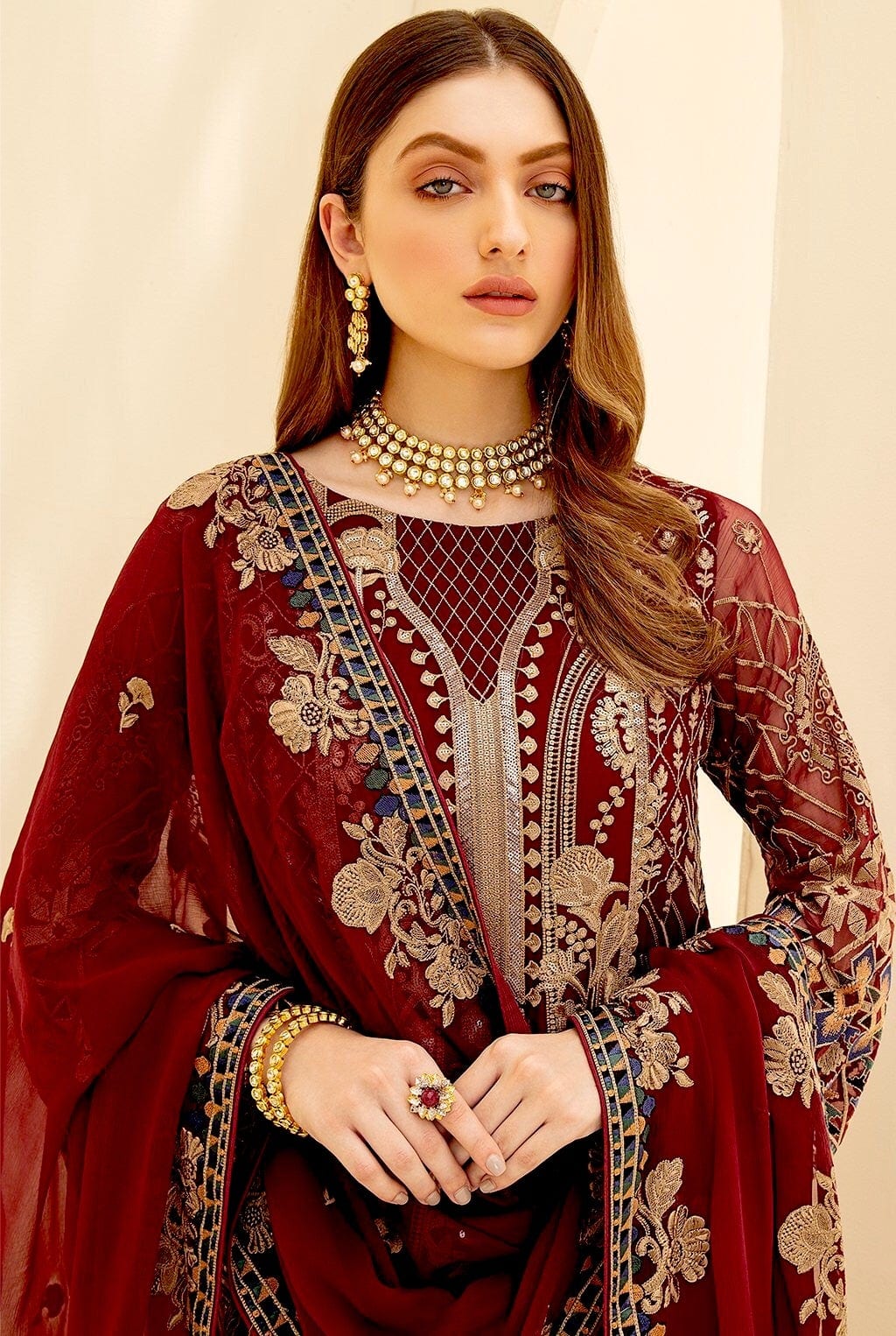 Ramsha Rangoon Chiffon Collection Vol-7 – D-708 - Image 2
